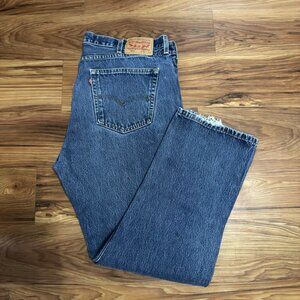 Levi’s 505 Blue Jeans Mens‎ 42x32 Regular Fit Medium Wash
